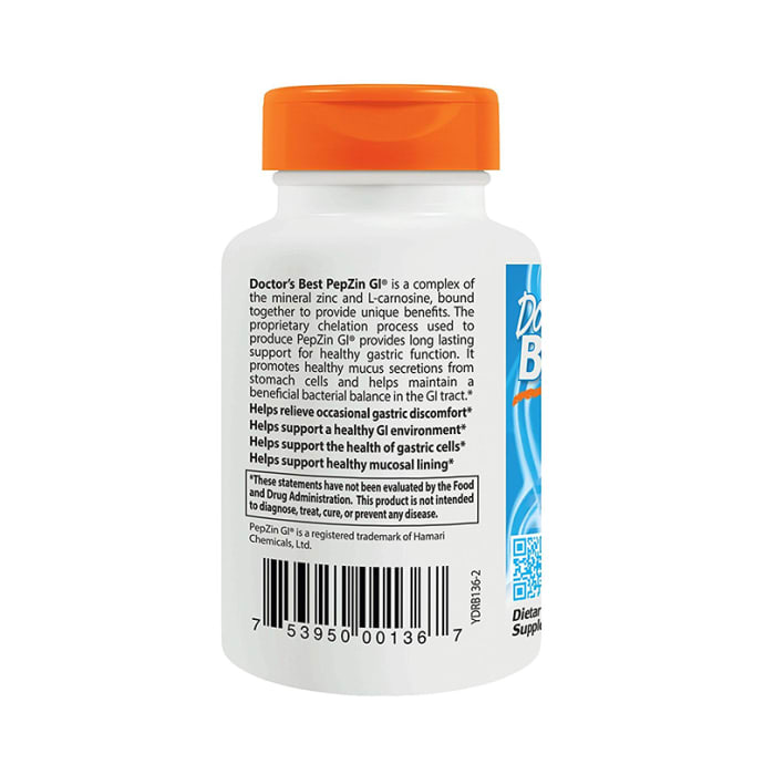 Doctor's Best PepZin Gl Zinc-L-Carnosine Complex Capsule (120'S)