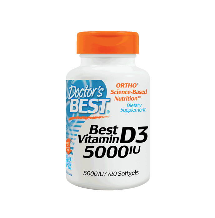 Doctor's Best Vitamin D3 5000IU Softgels (360'S)