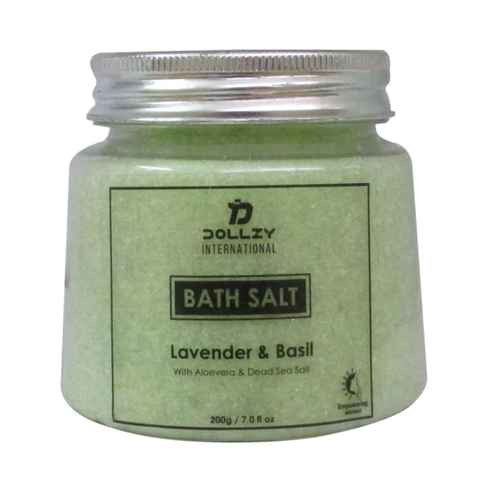 Dollzy International Bath Salt Lavender Basil (200gm)