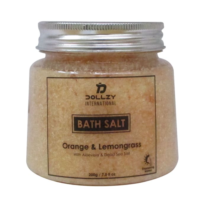 Dollzy International Bath Salt Orange and Lemongrass (200gm)