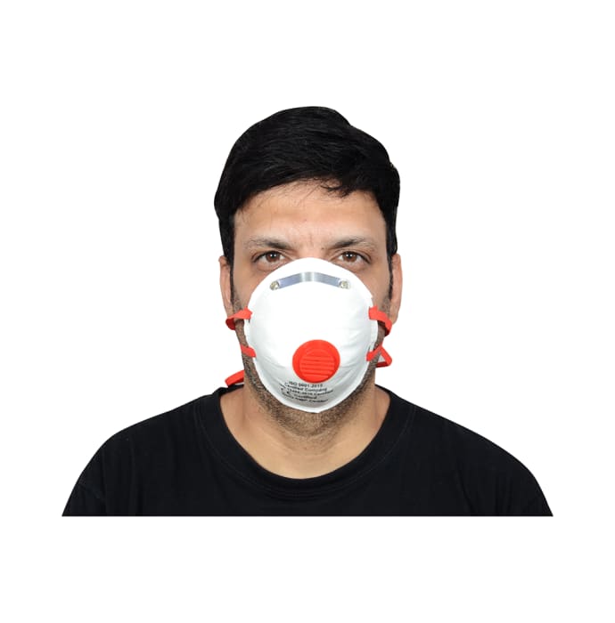Dominion Care KN95 Anti Pollution Face Mask with Red Breathing Valve