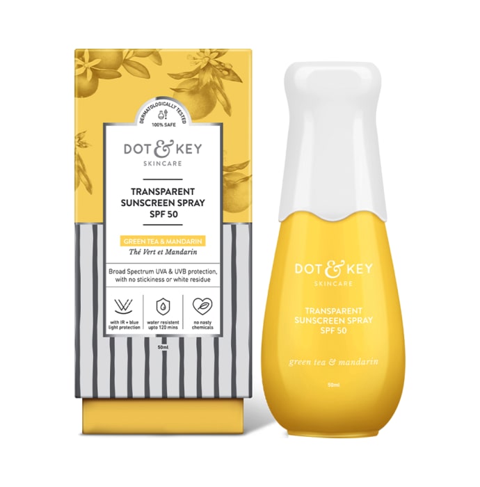 Dot & Key Transparent Sunscreen Spray SPF 50 (50ml)