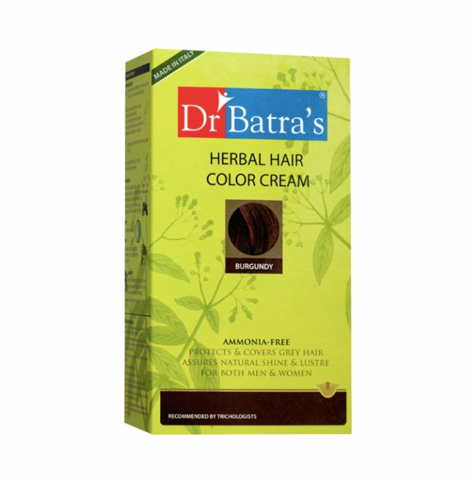 Dr Batra's Herbal Hair Color Cream Burgundy (130gm)