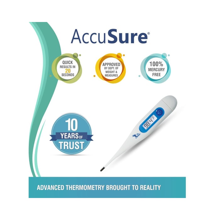 Dr. gene accusure digital thermometer 20 seconds