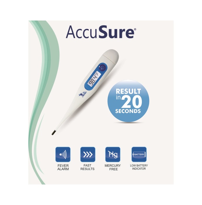 Dr. gene accusure digital thermometer 20 seconds