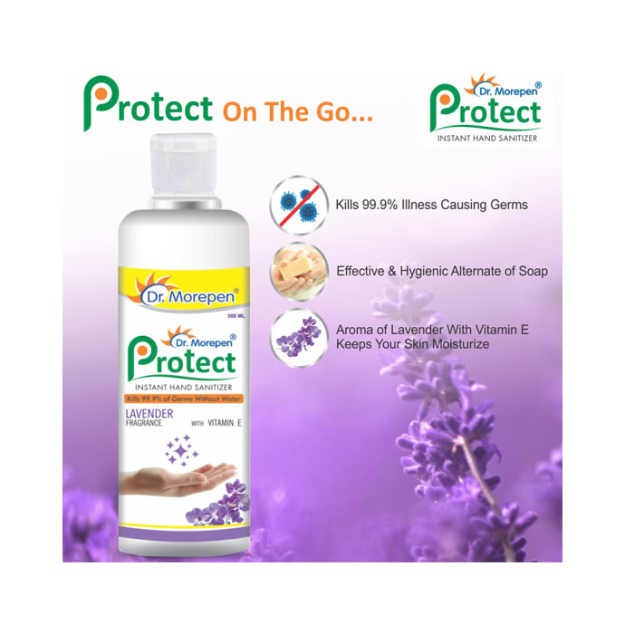 Dr. Morepen Protect Instant Hand Sanitizer Lavender (100ml)