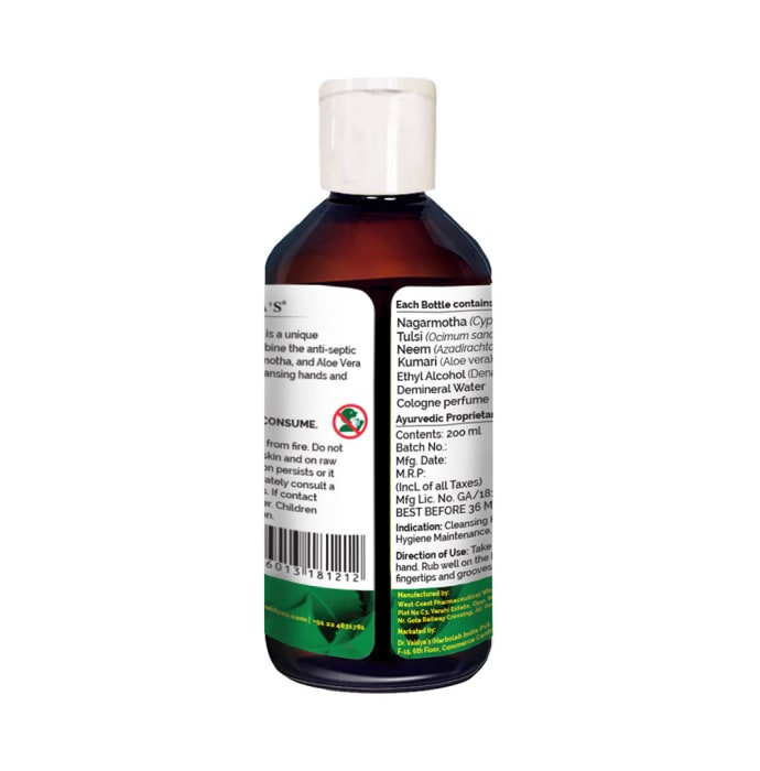 Dr. Vaidya's Herbocleanse+ Herbal Hand Sanitizer (200ml Each)