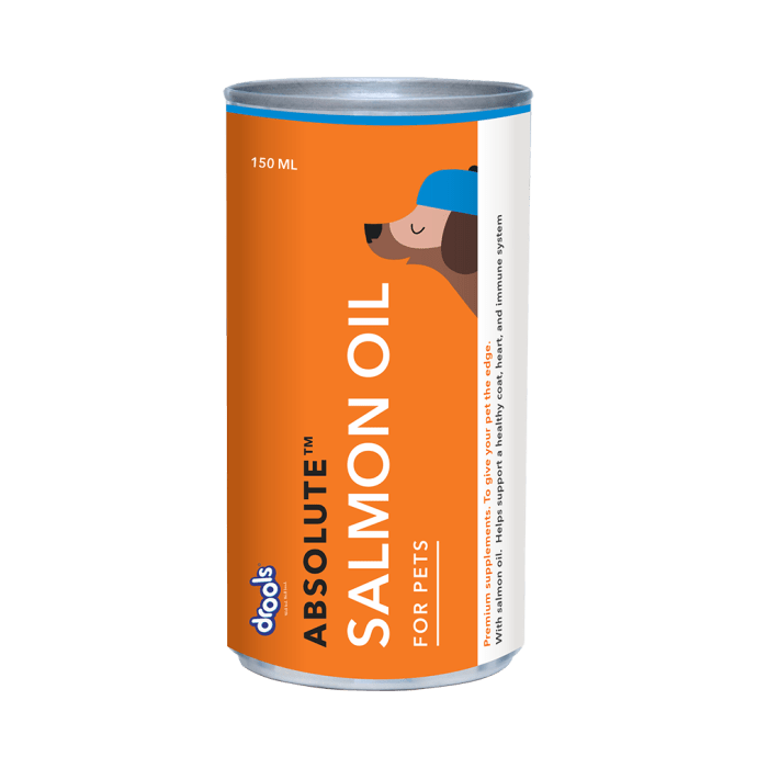 Drools Absolute Salmon Oil Syrup - Dog Supplement (150ml)