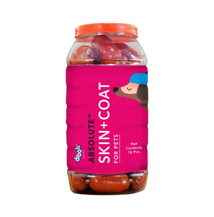 Drools Absolute Skin + Coat Sausage - Dog Supplement