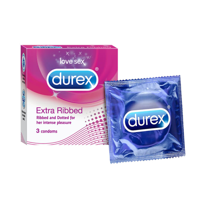 Durex Extra Ribbed Condom