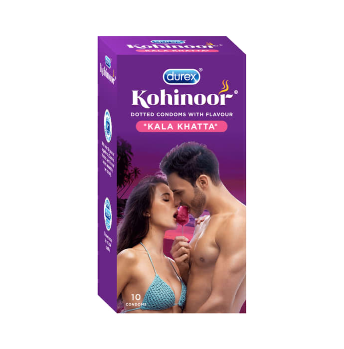 Durex kohinoor condom kala khatta pack of 2