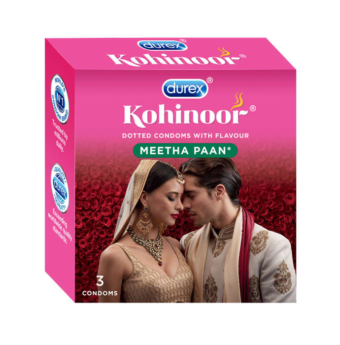 Durex kohinoor condom meetha paan pack of 2