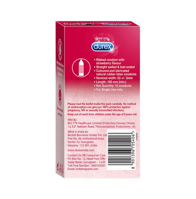 Durex Wild Berry Flavoured Condom