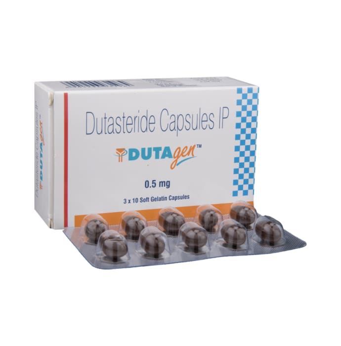 Dutagen 0.5mg Soft Gelatin Capsule (10'S)