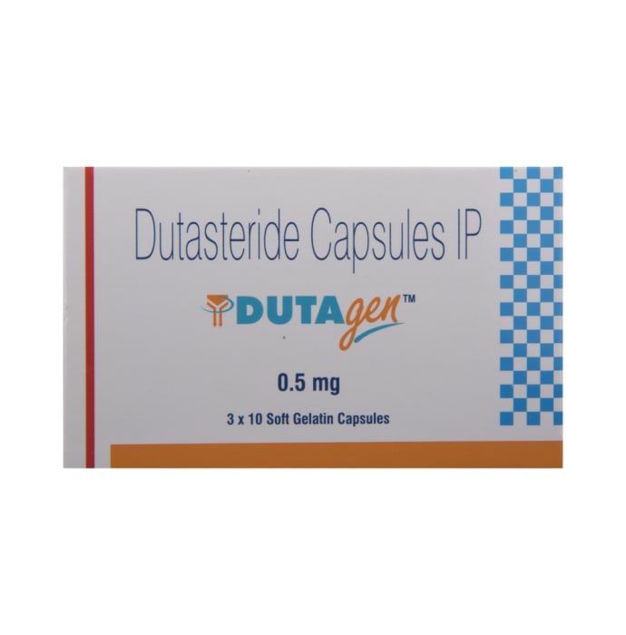 Dutagen 0.5mg Soft Gelatin Capsule (10'S)