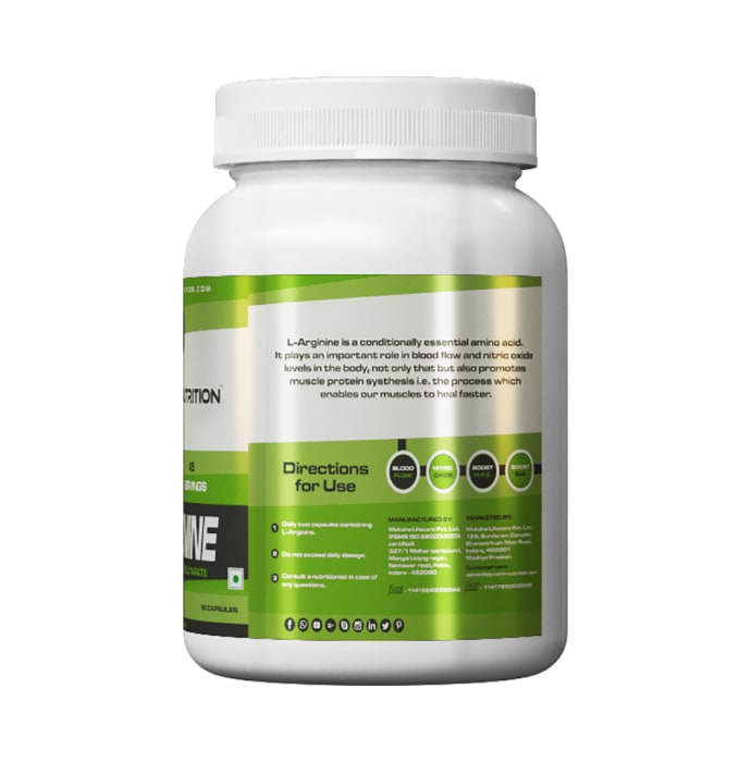 Dynami Nutrition L-Arginine Vegetarian Capsules