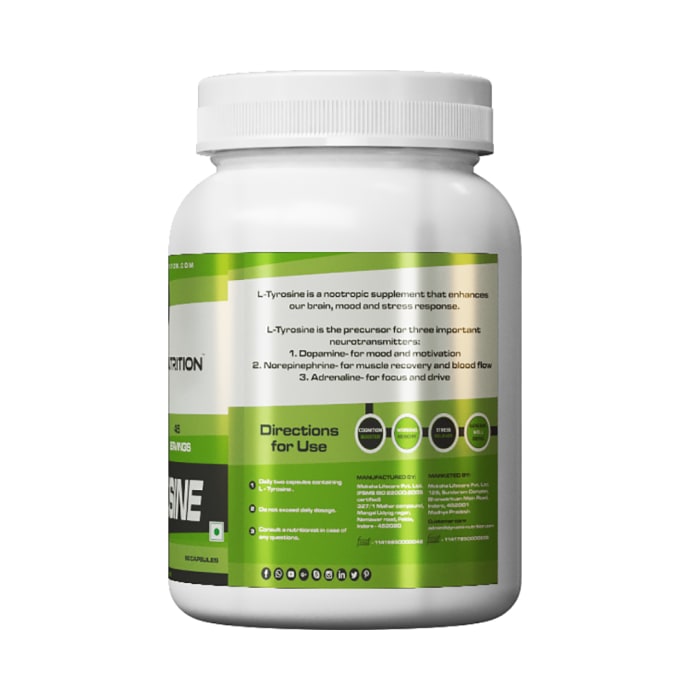 Dynami Nutrition L-Tyrosine Vegetarian Capsules