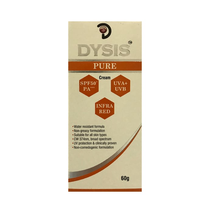 Dysis Pure SPF 50+ Cream (60gm)