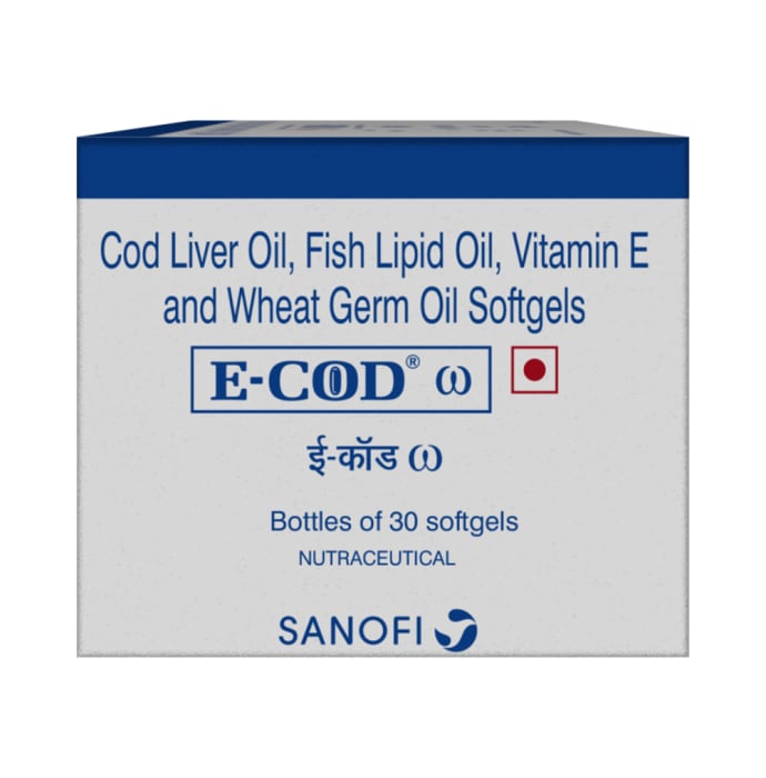 E-COD Omega Vitamin E Softgels (30'S)