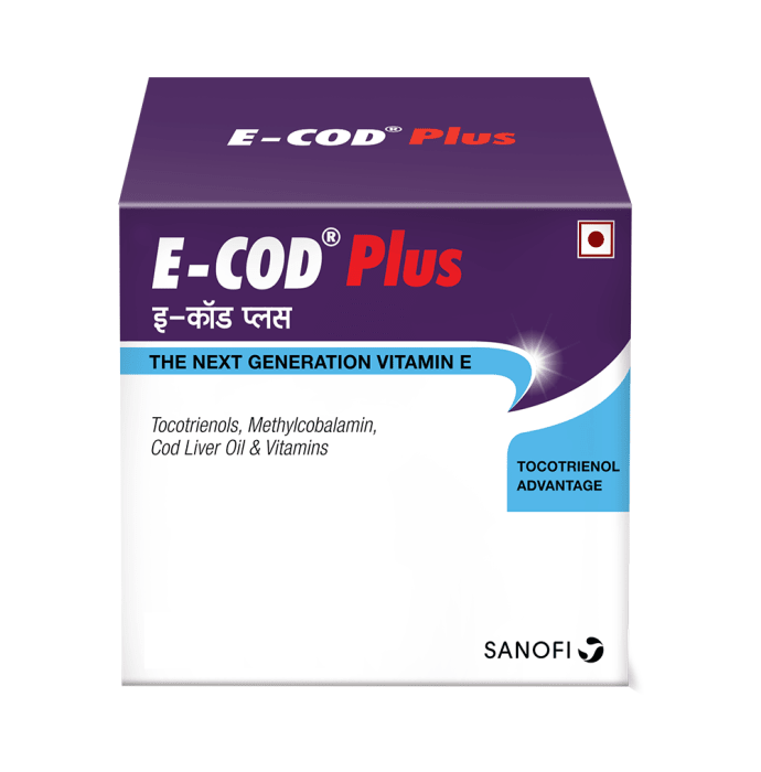 E-COD Plus Vitamin E Supplement Softgels (15'S)