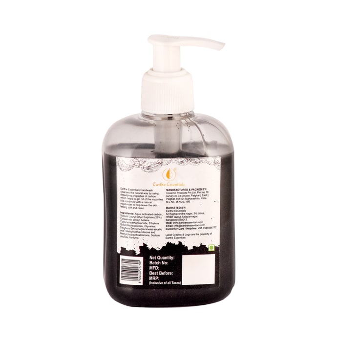 Earthe Essentials Activated Carbon Hand Wash (250ml)