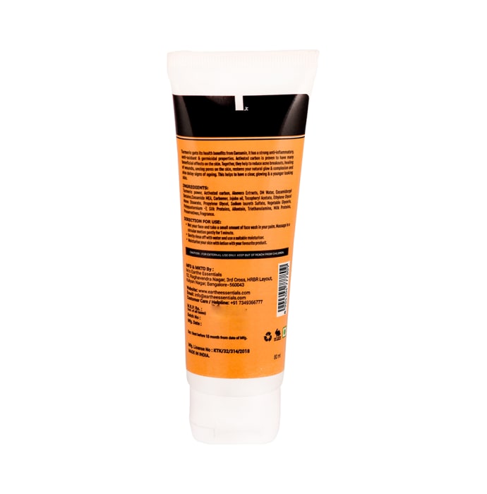 Earthe Essentials Face Wash Turmeric Carbon (80ml)