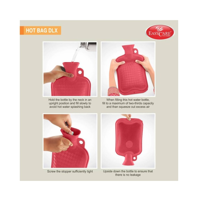 Easy Care EC 1008 Hot Water Bag Deluxe Red