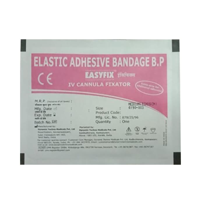 Easyfix IV Cannula Fixator Elastic Adhesive Bandage Medium