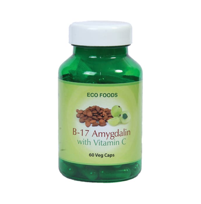 Eco Foods B17 Amygdalin with Vitamin C Veg Caps