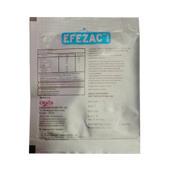 Efezac Sachet Orange (10gm)