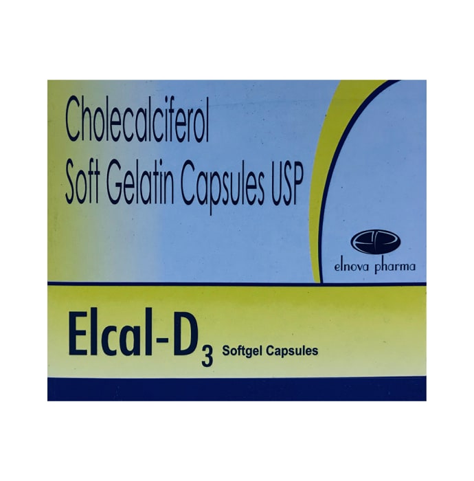 Elcal-D3 Soft Gelatin Capsule (4'S)