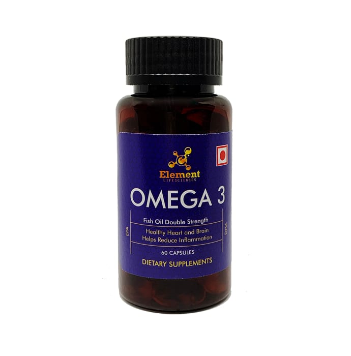 Element Lifesciences Omega 3 Fish Oil Double Strength Capsule (60'S)