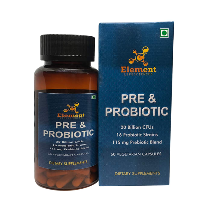 Element Lifesciences Pre & Probiotic Vegetarian Capsule