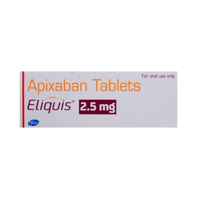 Eliquis 2.5mg Tablet (10'S)