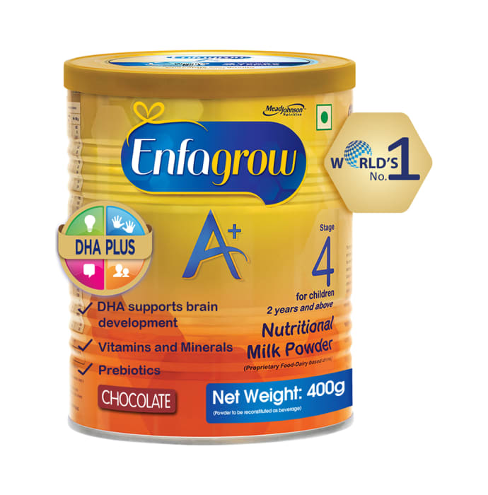 Enfagrow a+ stage 4 nutritional milk powder (2 years and above) chocolate