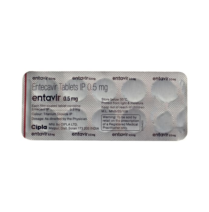 Entavir 0.5mg Tablet (10'S)