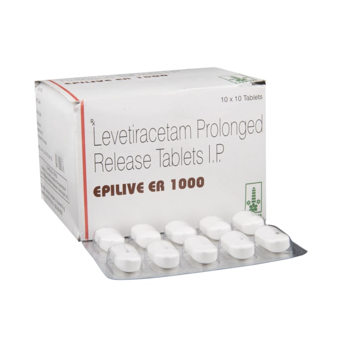 Epilive ER 1000mg Tablet (10'S)