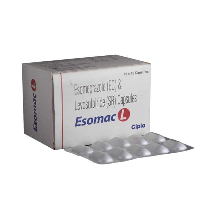 Esomac L 75 mg / 40 mg Capsule (10'S)