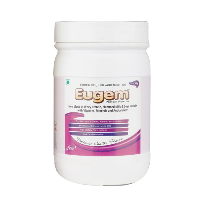 Eugem Protein Powder Delicious Vanilla Sugar Free (200gm)