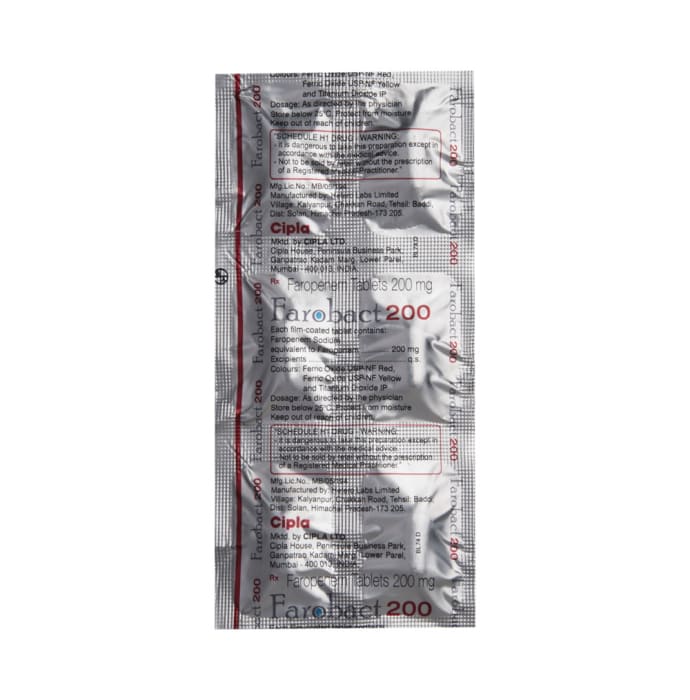 Farobact 200mg Tablet (6'S)