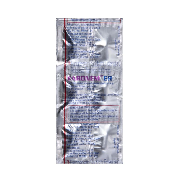 Faronem 300mg Tablet ER (6'S)