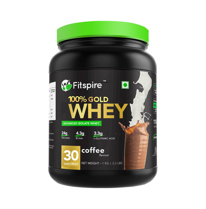 Fitspire 100% Gold Whey Protein Powder Coffee (1kg)