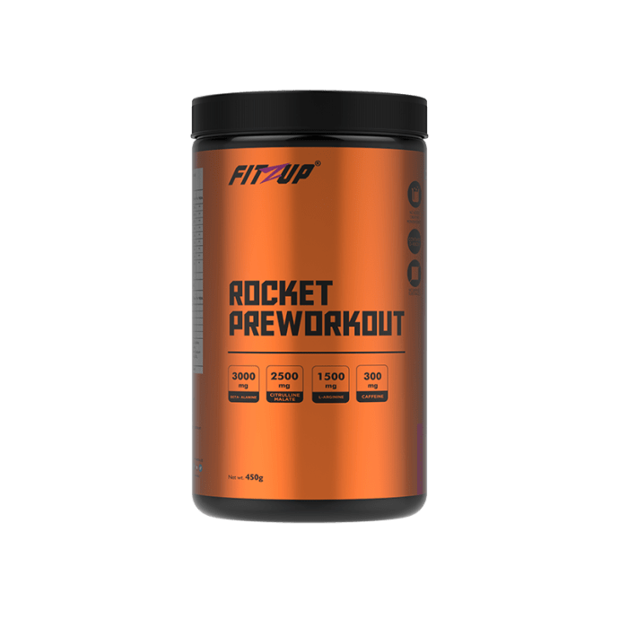 Fitzup Rocket Preworkout Fruit Punch (450gm)