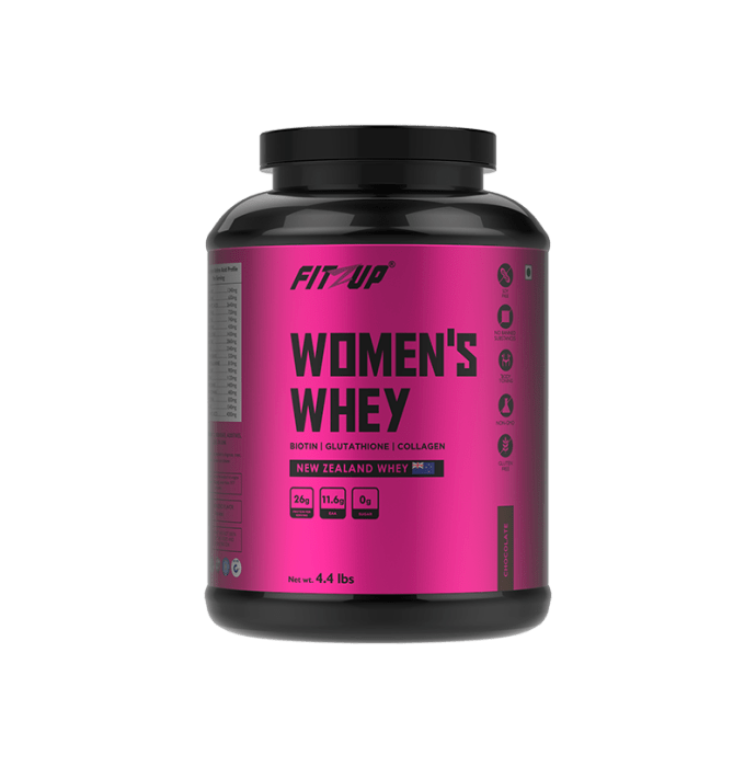 Fitzup Women's Whey Protein Powder Chocolate (2.3lb)