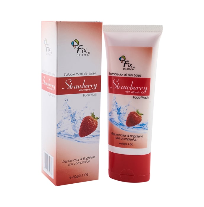 Fixderma Face Wash Strawberry with Vitamin C (60gm)