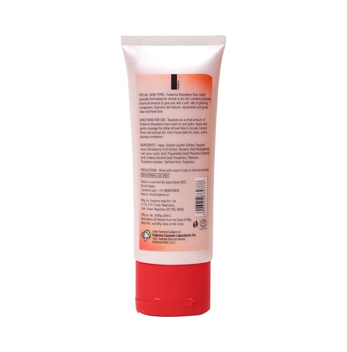 Fixderma Face Wash Strawberry with Vitamin C (60gm)