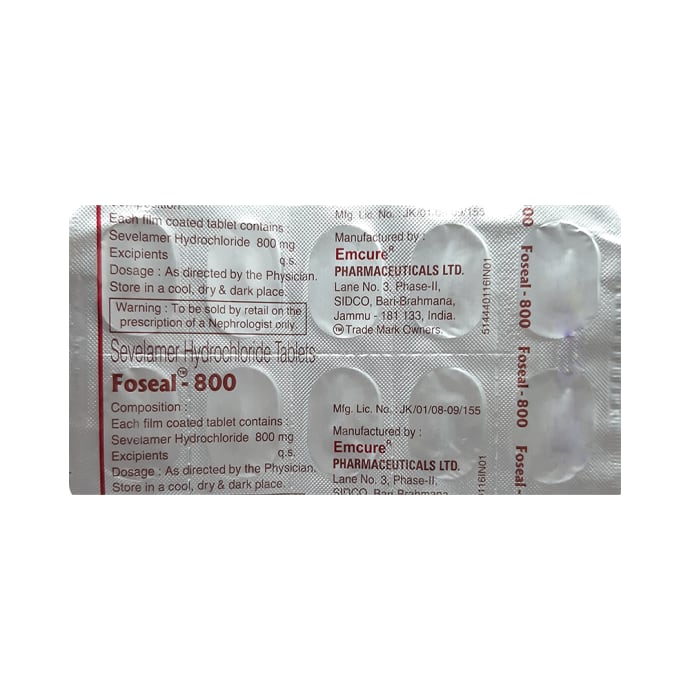 Foseal 800mg Tablet (10'S)