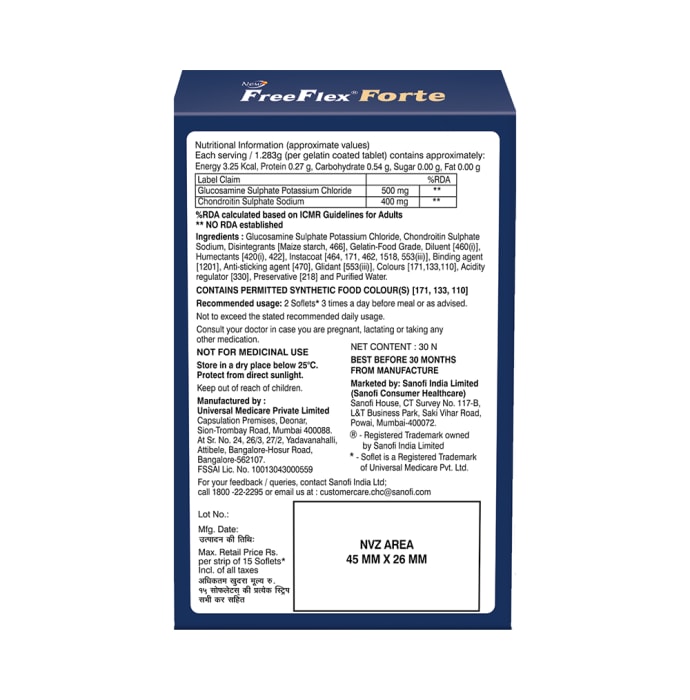 FreeFlex Forte Joint Health Soflets