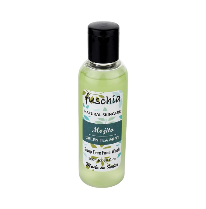 Fuschia Soap Free Face Wash Mojito Green Tea Mint (100ml)