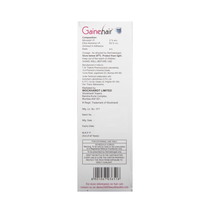 Gainehair 2% Topical Solution (60ml)